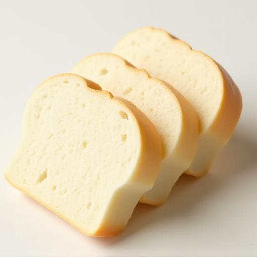 厚切りにされたもっちり食パン